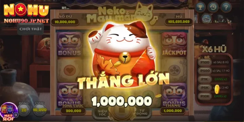 Người chơi săn thưởng trong khung giờ vàng Neko